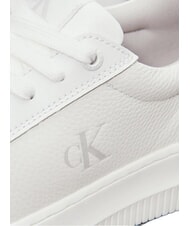 CALVIN KLEIN CHUNKY Zapatillas de cuero blanco - Zapatos Mujer - 5