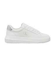 CALVIN KLEIN CHUNKY Zapatillas de cuero blanco - Zapatos Mujer - 6