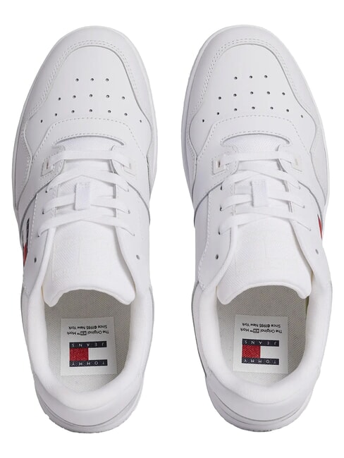 TOMMY JEANS Zapatillas de cuero blanco - Zapatos Hombre