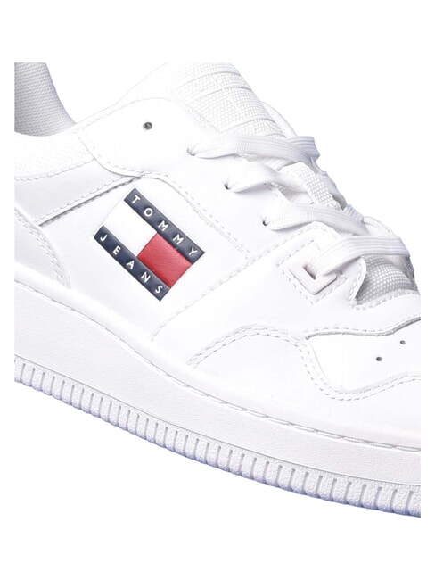 TOMMY JEANS Zapatillas de cuero blanco - Zapatos Hombre