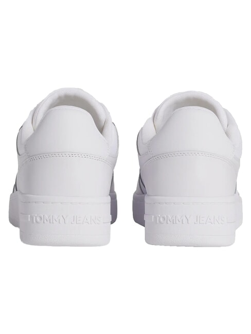 TOMMY JEANS Zapatillas de cuero blanco - Zapatos Hombre