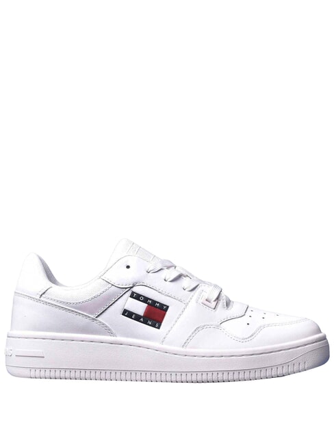 TOMMY JEANS Zapatillas de cuero blanco - Zapatos Hombre