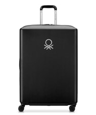 BENETTON By DELSEY UCB HARD Cabina + Juego de carritos medianos + grandes negro - Set Trolley - 4