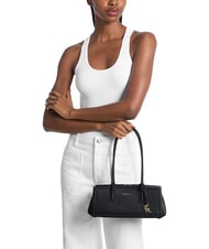 MICHAEL KORS LAILA Bolso de hombro de piel negro - Bolsos Mujer - 3