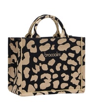 BRACCIALINI WINTER Bolso de mano S, doble asa leopardo - Bolsos Mujer - 2