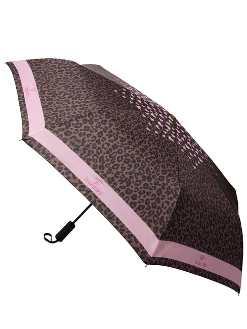 BASIC Mini paraguas con apertura autom&aacute;tica leopardo - Paraguas