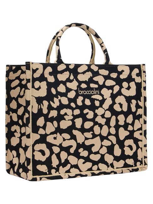 WINTER Bolso XL, doble asa leopardo - Bolsos Mujer