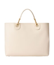 BRACCIALINI BETH Bolso de mano grande con doble asa beige - Bolsos Mujer - 4