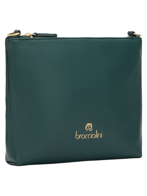 BETH Bolso de mano S con doble asa verde - Bolsos Mujer