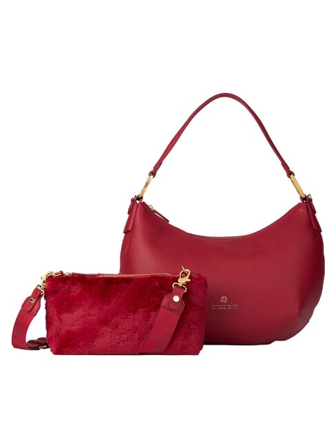 BETH Bolso de hombro grande con correa para el hombro. rojo - Bolsos Mujer