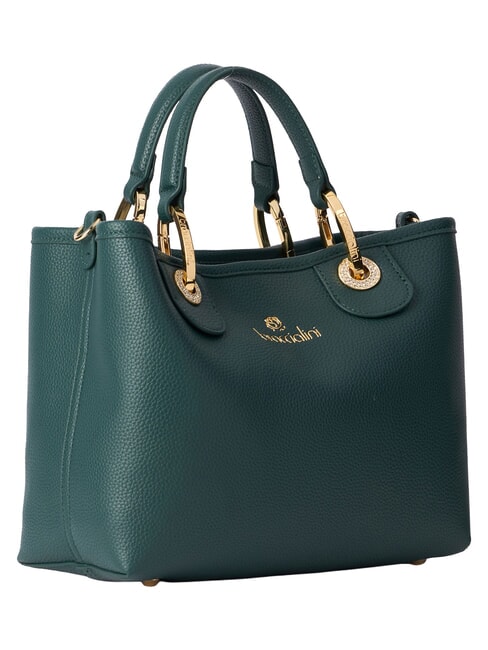 BETH Bolso M con doble asa verde - Bolsos Mujer