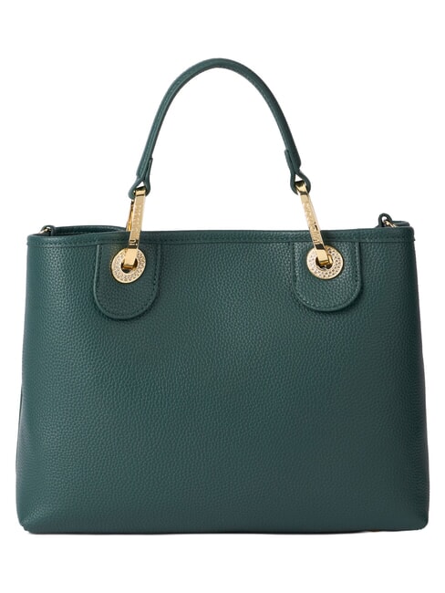 BETH Bolso M con doble asa verde - Bolsos Mujer