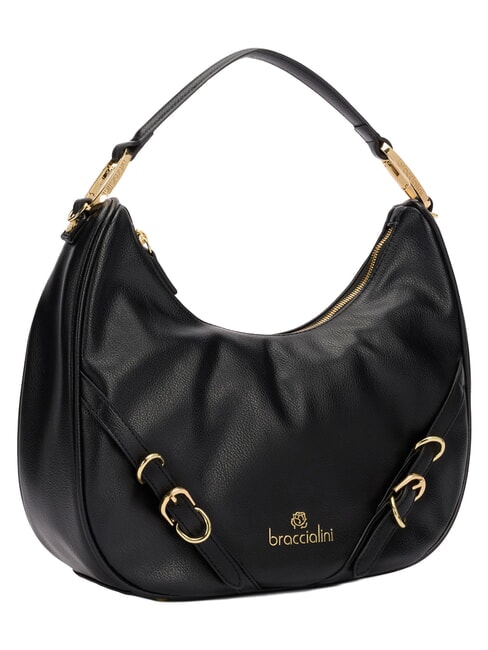 GISELLE Bolso de hombro M, con correa para el hombro negro - Bolsos Mujer