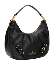 BRACCIALINI GISELLE Bolso de hombro M, con correa para el hombro negro - Bolsos Mujer - 2