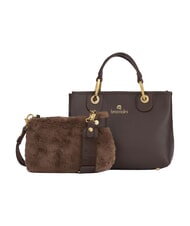 BRACCIALINI BETH Bolso M con doble asa marr&oacute;n - Bolsos Mujer - 3