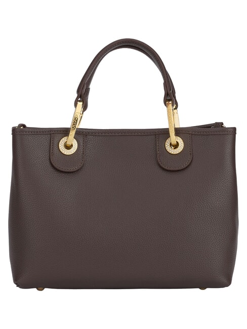 BETH Bolso M con doble asa marr&oacute;n - Bolsos Mujer