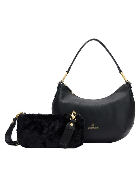 BETH Bolso de hombro grande con correa para el hombro. negro - Bolsos Mujer