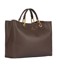BRACCIALINI BETH Bolso de mano grande con doble asa marr&oacute;n - Bolsos Mujer - 2