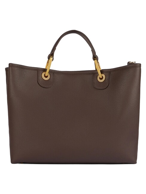 BETH Bolso de mano grande con doble asa marr&oacute;n - Bolsos Mujer