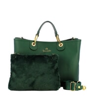 BRACCIALINI BETH Bolso de mano grande con doble asa verde - Bolsos Mujer - 3