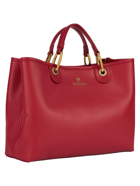 BETH Bolso de mano grande con doble asa rojo - Bolsos Mujer