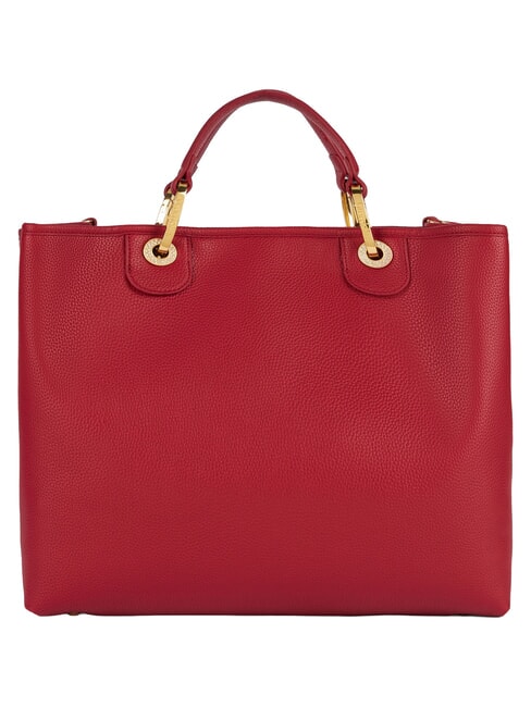 BETH Bolso de mano grande con doble asa rojo - Bolsos Mujer