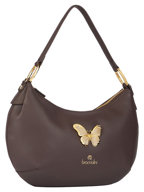 BETH JEWELS Bolso de hombro grande con correa para el hombro. marr&oacute;n - Bolsos Mujer