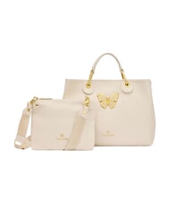 BRACCIALINI BETH JEWELS Bolso de mano grande con doble asa y correa para el hombro. beige - Bolsos Mujer - 3