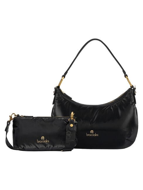 BETH PUFFY Bolso de hombro grande con correa para el hombro. negro - Bolsos Mujer