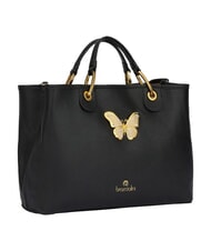 BRACCIALINI BETH JEWELS Bolso de mano grande con doble asa y correa para el hombro. negro - Bolsos Mujer - 2