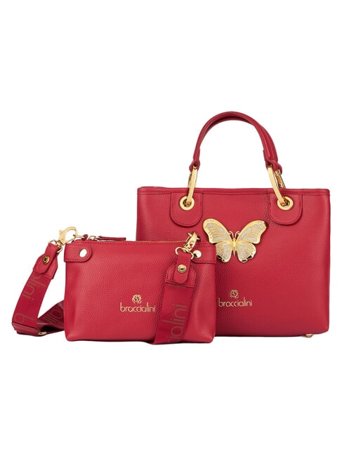 BETH JEWELS Bolso M con doble asa rojo - Bolsos Mujer