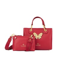 BRACCIALINI BETH JEWELS Bolso M con doble asa rojo - Bolsos Mujer - 3