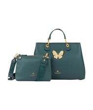 BRACCIALINI BETH JEWELS Bolso de mano grande con doble asa y correa para el hombro. verde - Bolsos Mujer - 3