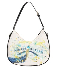 BRACCIALINI CARTOLINE Bolso de hombro M, con correa para el hombro multi - Bolsos Mujer - 3