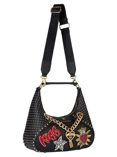 ROCK Bolso de hombro M, con correa para el hombro negro - Bolsos Mujer