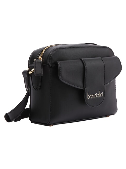 MIRROR Bolso bandolera con espejo negro - Bolsos Mujer