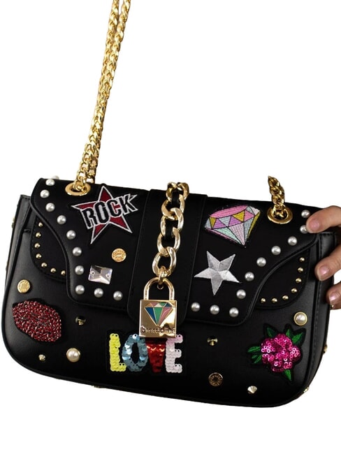 ROCK Bolso de hombro S negro - Bolsos Mujer