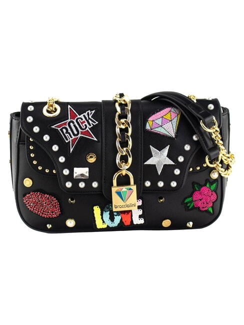 ROCK Bolso de hombro S negro - Bolsos Mujer