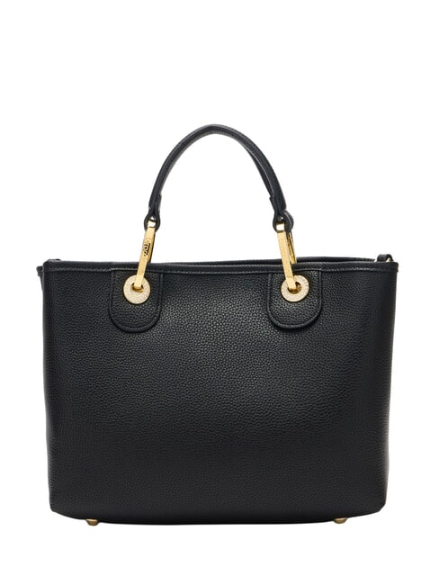BETH Bolso M con doble asa negro - Bolsos Mujer
