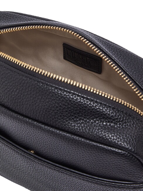 FAIZA Minibolso con correa de hombro ajustable. negro/acero - Bolsos Mujer