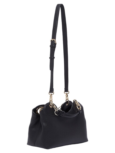 FAIZA Bolso de mano con correa para el hombro. negro/lat&oacute;n dorado - Bolsos Mujer