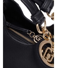 LIUJO FAIZA Bolso de mano con correa para el hombro. negro/lat&oacute;n dorado - Bolsos Mujer - 5