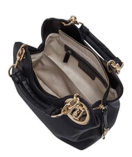 LIUJO FAIZA Bolso de mano con correa para el hombro. negro/lat&oacute;n dorado - Bolsos Mujer - 6
