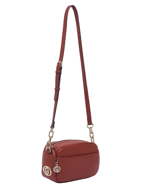 FAIZA Minibolso con correa de hombro ajustable. rojo ladrillo - Bolsos Mujer