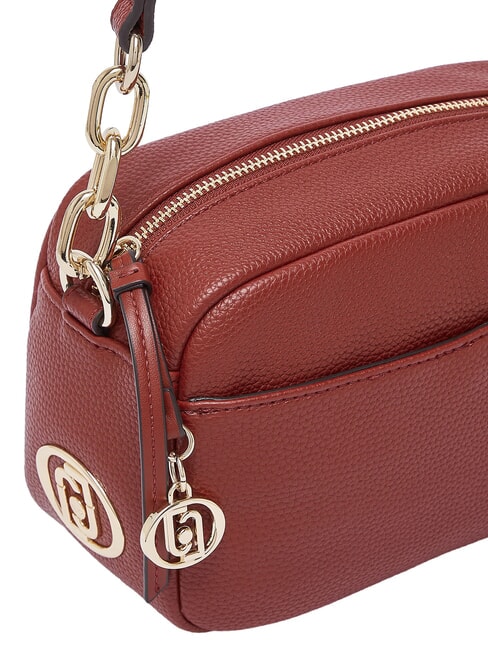FAIZA Minibolso con correa de hombro ajustable. rojo ladrillo - Bolsos Mujer