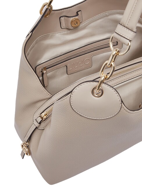 FAIZA Bolso de mano con correa para el hombro. NEUTRAL - Bolsos Mujer
