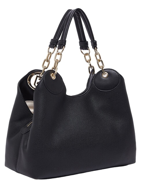FAIZA Bolso de mano con correa para el hombro. negro/acero - Bolsos Mujer