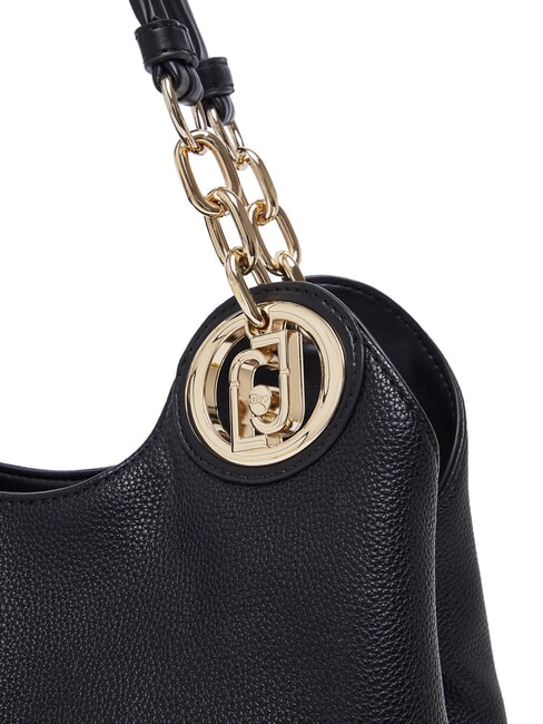 FAIZA Bolso de mano con correa para el hombro. negro/acero - Bolsos Mujer