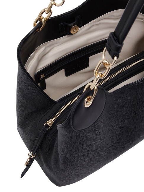 FAIZA Bolso de mano con correa para el hombro. negro/acero - Bolsos Mujer