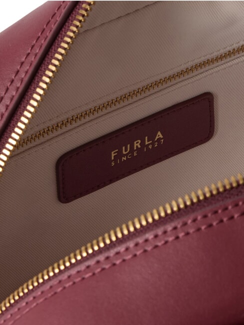POPPY Bolso de hombro de piel manzana roja - Bolsos Mujer